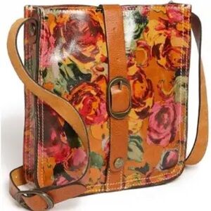 Patrica Nash Venezia leather floral crossbody